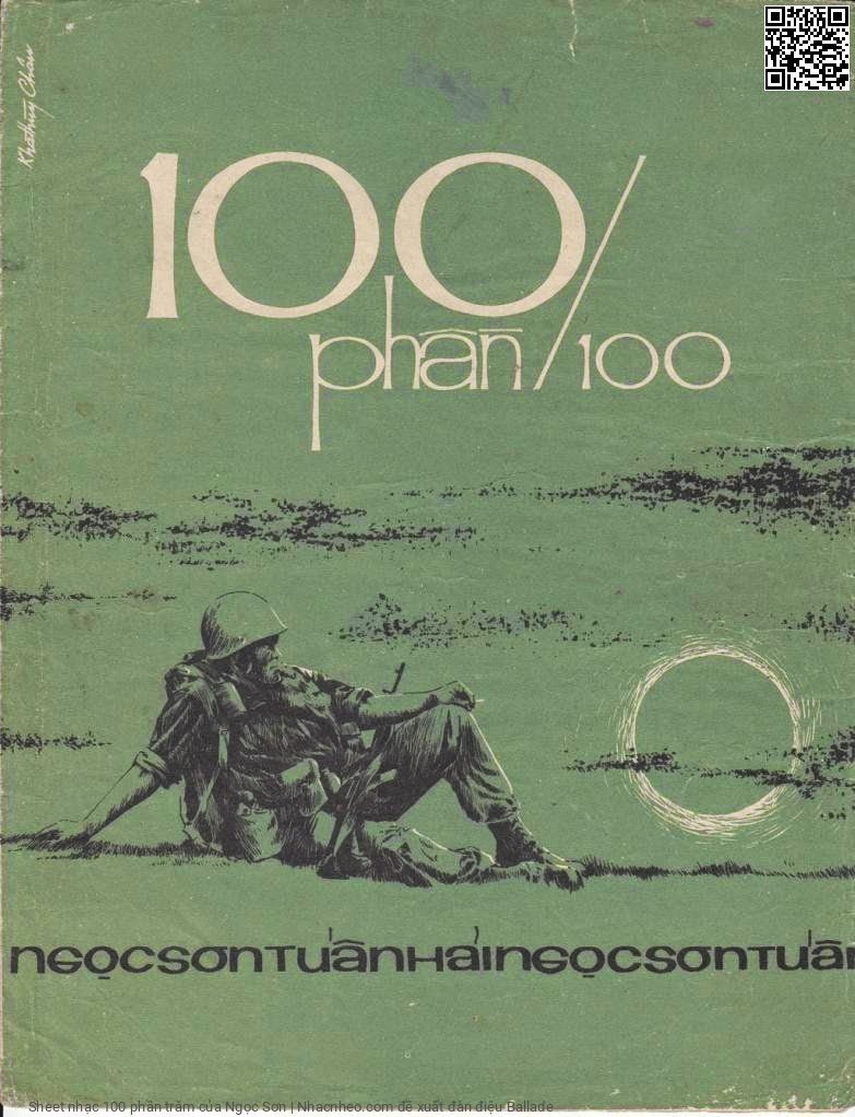 Sheet nhạc 100 phần trăm - Ngọc Sơn