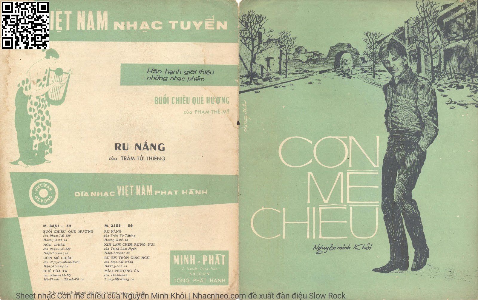 Sheet nhạc Cơn mê chiều - Nguyễn Minh Khôi