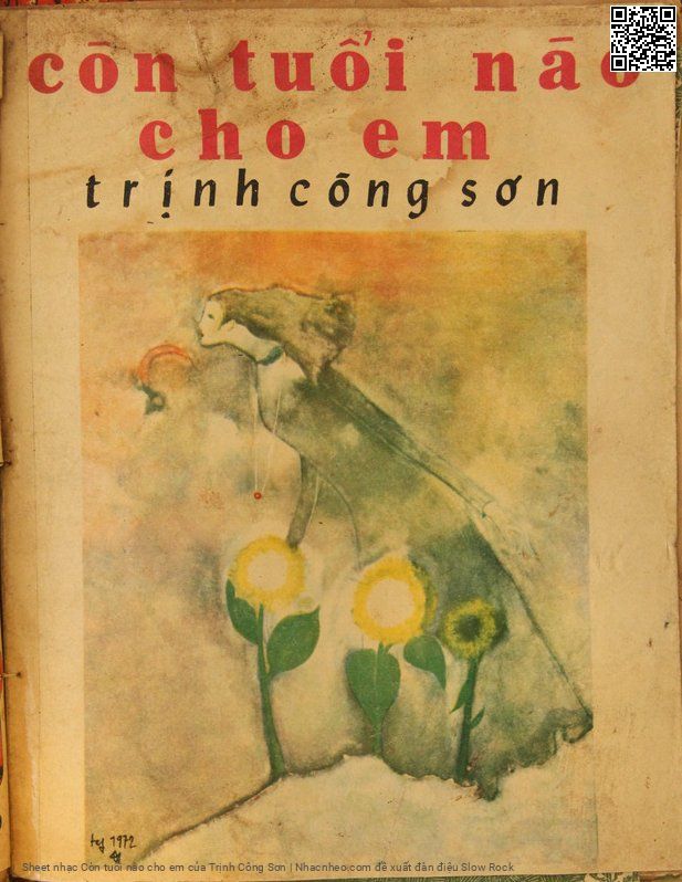 Sheet nhạc Còn tuổi nào cho em - Trịnh Công Sơn