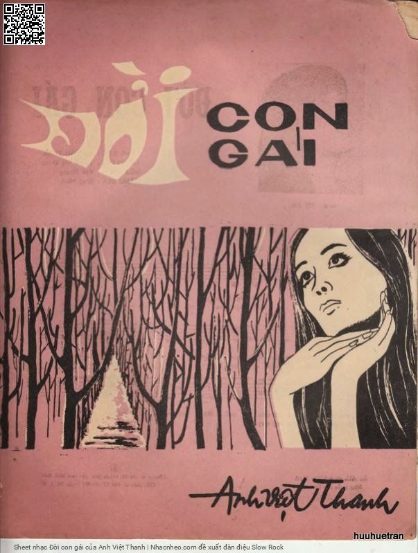 Sheet nhạc Đời con gái - Anh Việt Thanh