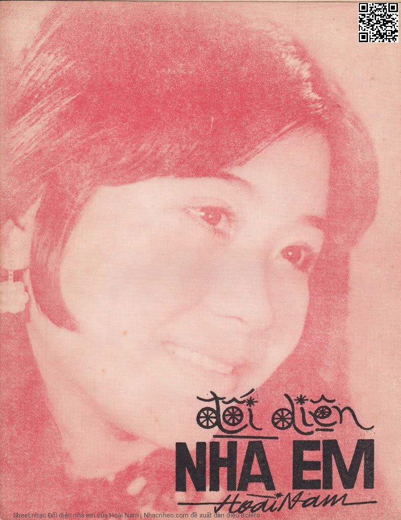 Sheet nhạc Đối diện nhà em - Hoài Nam