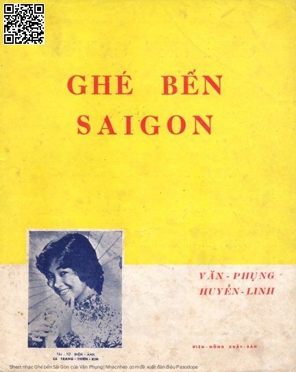 Sheet nhạc Ghé bến Sài Gòn - Văn Phụng