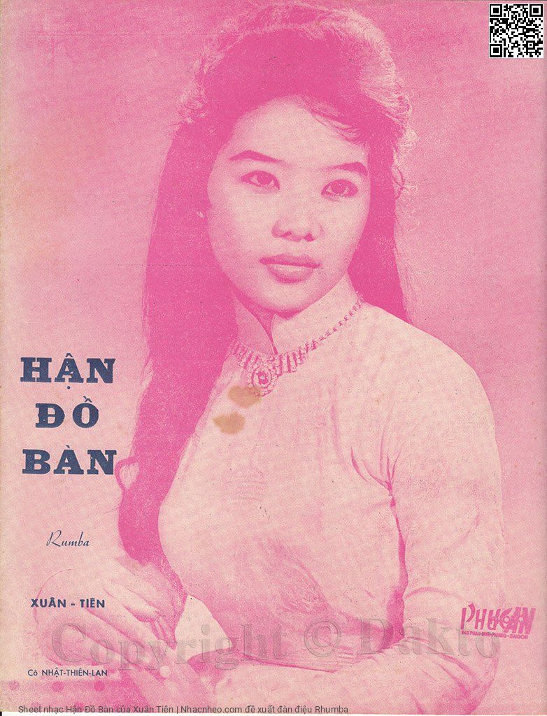 Sheet nhạc Hận Đồ Bàn - Xuân Tiên