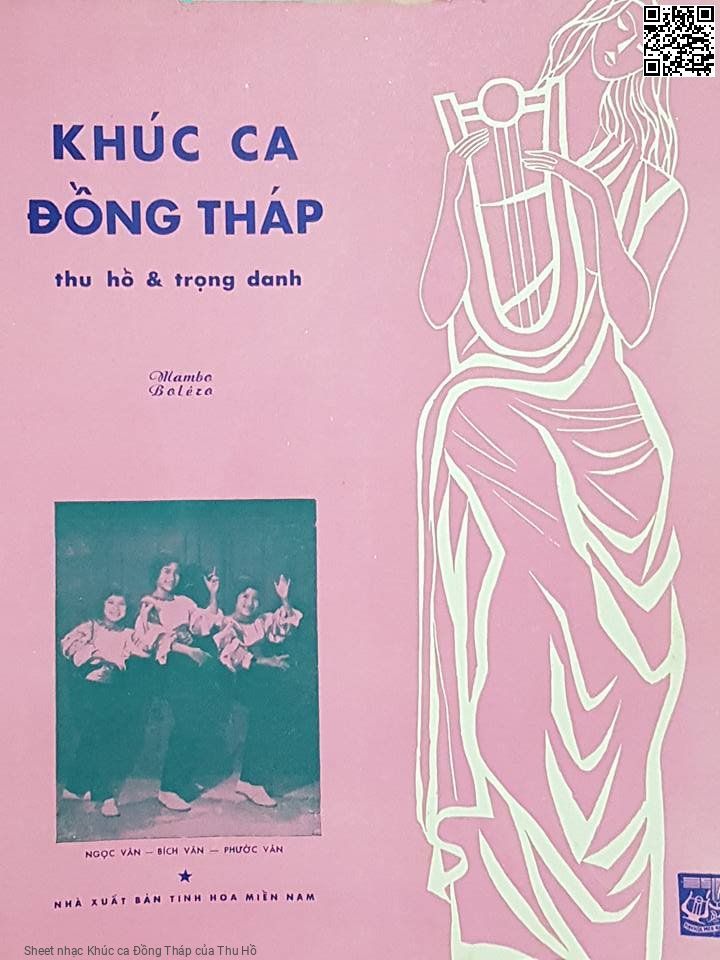 Sheet nhạc Khúc ca Đồng Tháp - Thu Hồ