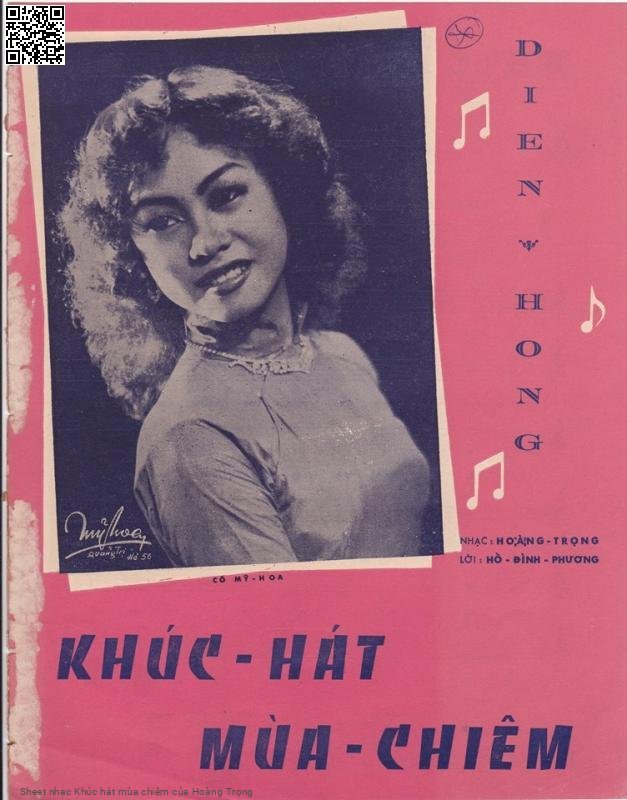 Sheet nhạc Khúc hát mùa chiêm - Hoàng Trọng