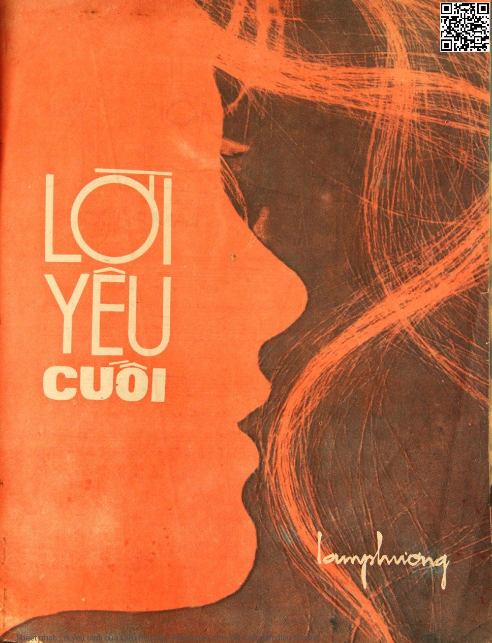 Sheet nhạc Lời yêu cuối - Lam Phương