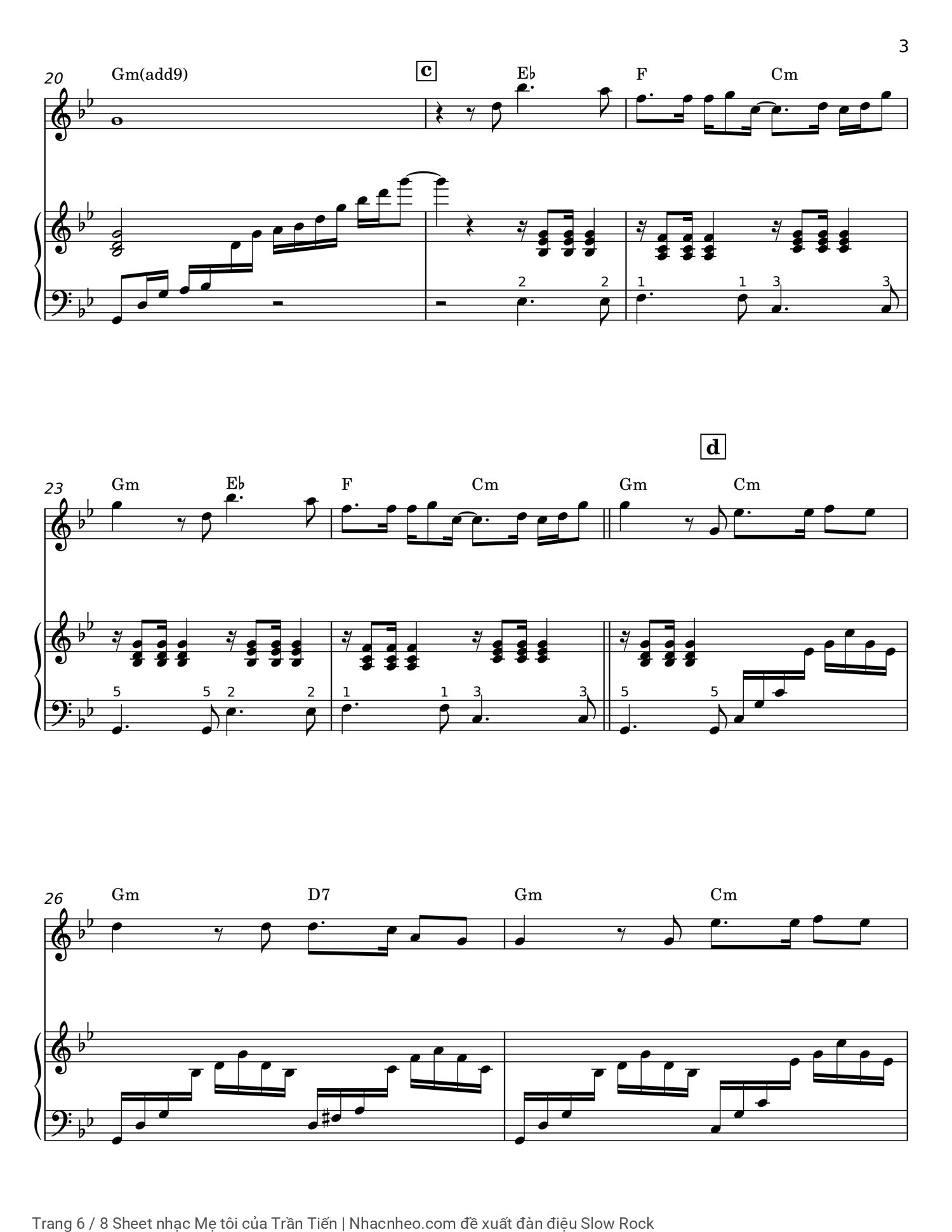 Trang 6 của Sheet nhạc PDF Piano bài hát Mẹ tôi - Trần Tiến