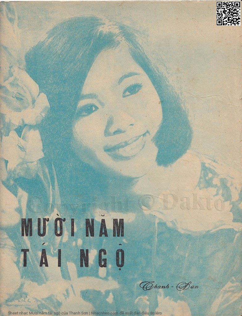 Sheet nhạc Mười năm tái ngộ - Thanh Sơn
