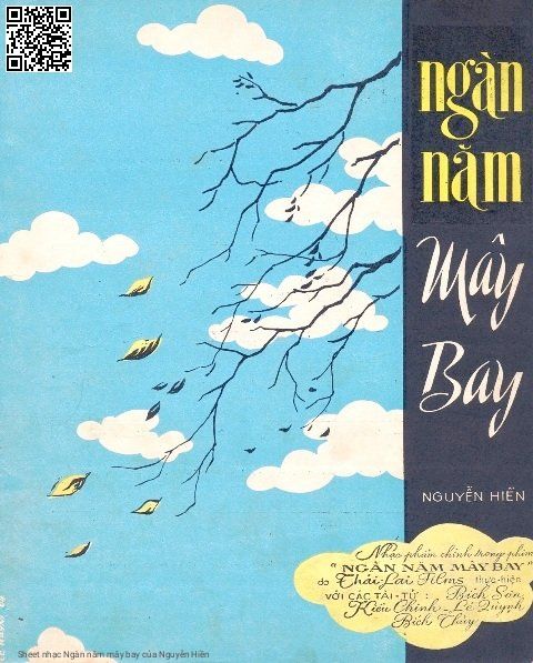 Sheet nhạc Ngàn năm mây bay - Nguyễn Hiền