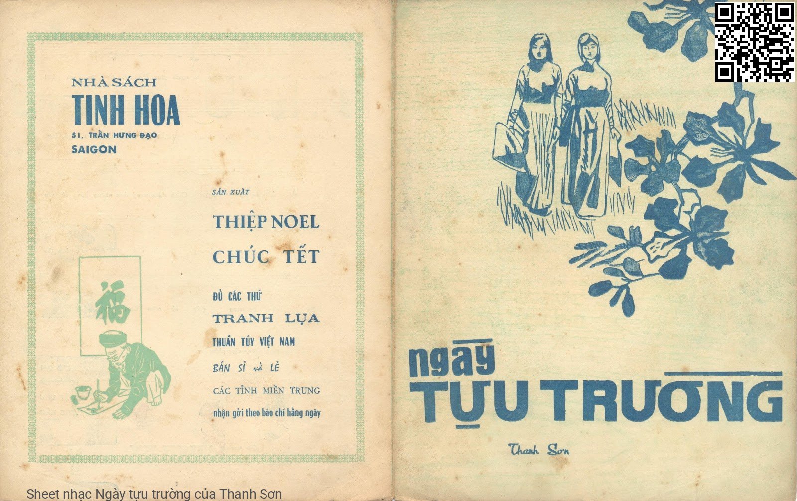 Sheet nhạc Ngày tựu trường - Thanh Sơn