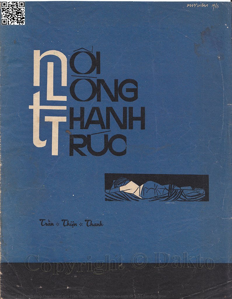 Sheet nhạc Nỗi lòng Thanh Trúc - Trần Thiện Thanh