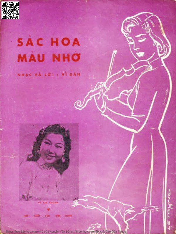 Sheet nhạc Sắc hoa màu nhớ - Nguyễn Văn Đông