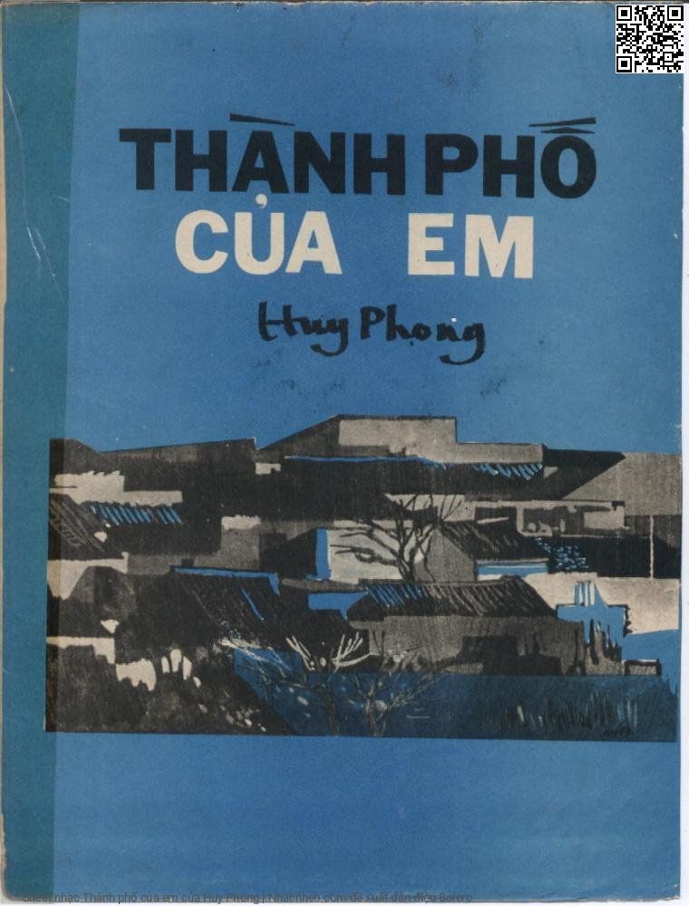Sheet nhạc Thành phố của em - Huy Phong