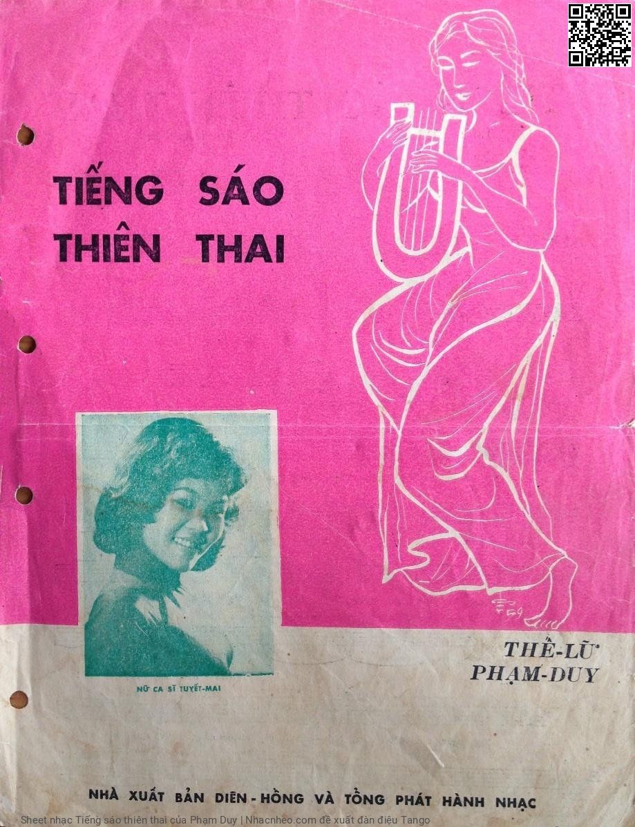 Sheet nhạc Tiếng sáo thiên thai - Phạm Duy