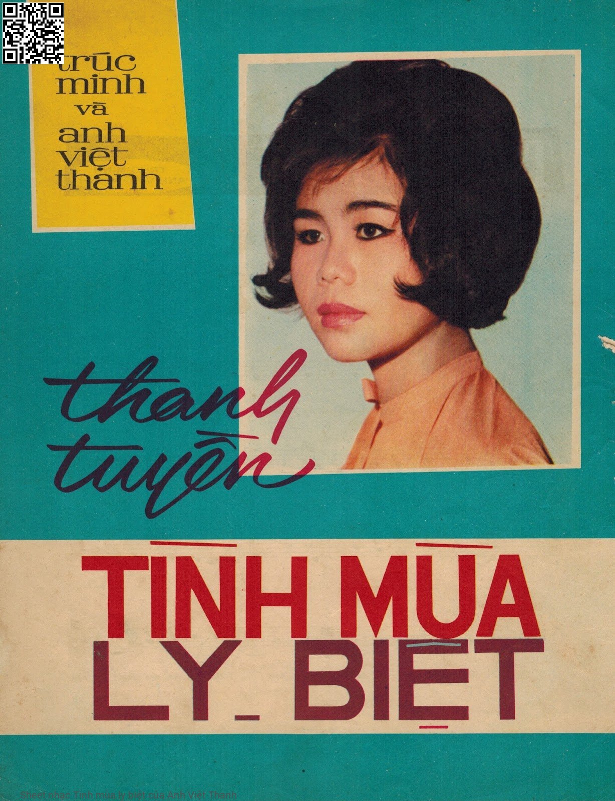 Sheet nhạc Tình mùa ly biệt - Anh Việt Thanh