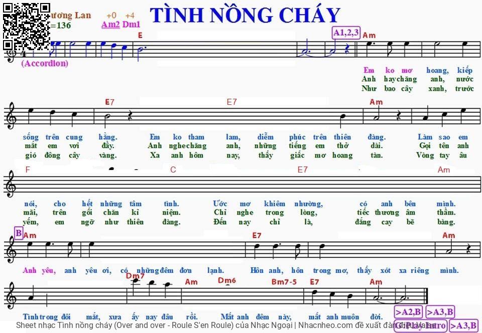 Tình nồng cháy (Over and over - Roule S'en Roule)