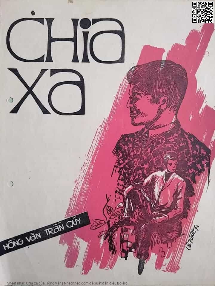 Sheet nhạc Chia xa - Hồng Vân